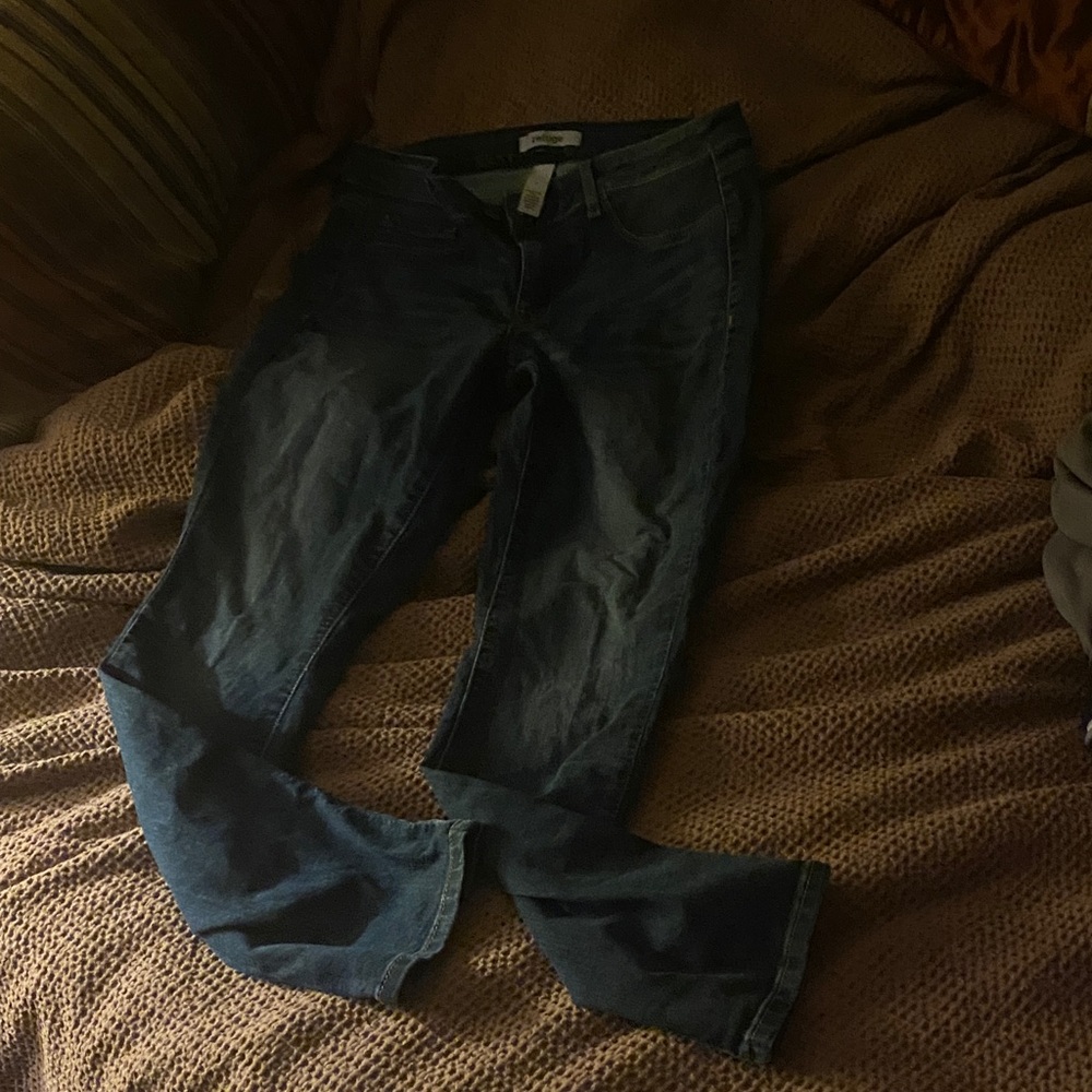 Refuge Dark Blue Straight Leg Women's Jeans